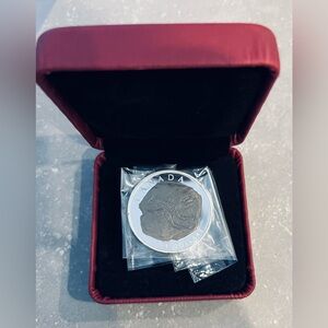 2007 $4 Dollar, Parasaurolophus, Pure 99.99 Silver Coin